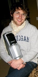 Jack Stratton, 2011, with  SodaStream