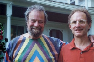 Donald Hall (L) and Bert Stratton, New Hampshire, 2000