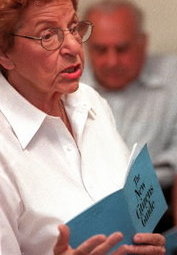 Esther Isenstadt teaching ESL, 2000