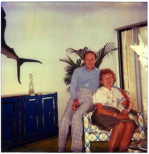 A piece fish, plus Toby and Julia Stratton.  Florida, 1983
